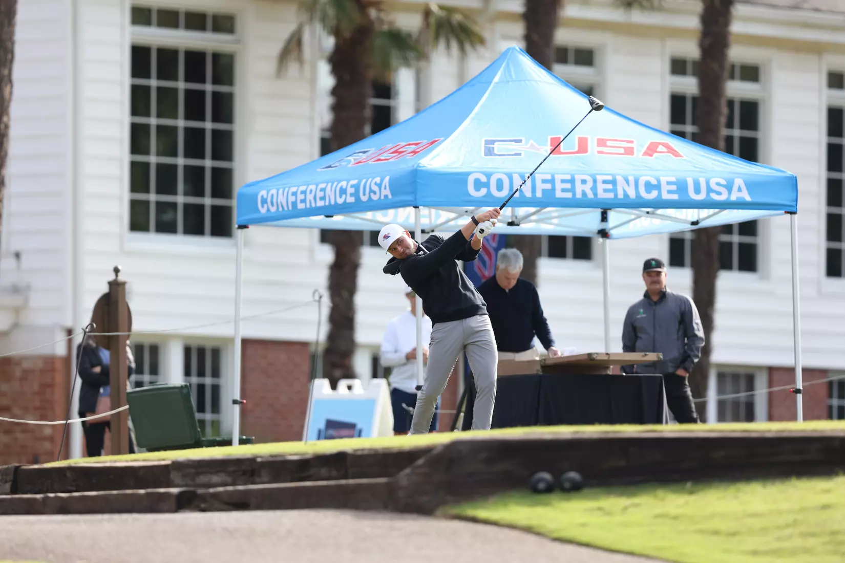 Round 1 of 2023 C-USA Men's Golf Championship Photo credit -- John Bunch, Conference USA