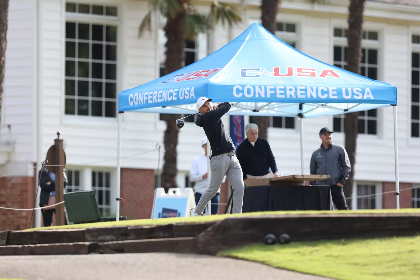 Round 1 of 2023 C-USA Men's Golf Championship Photo credit -- John Bunch, Conference USA