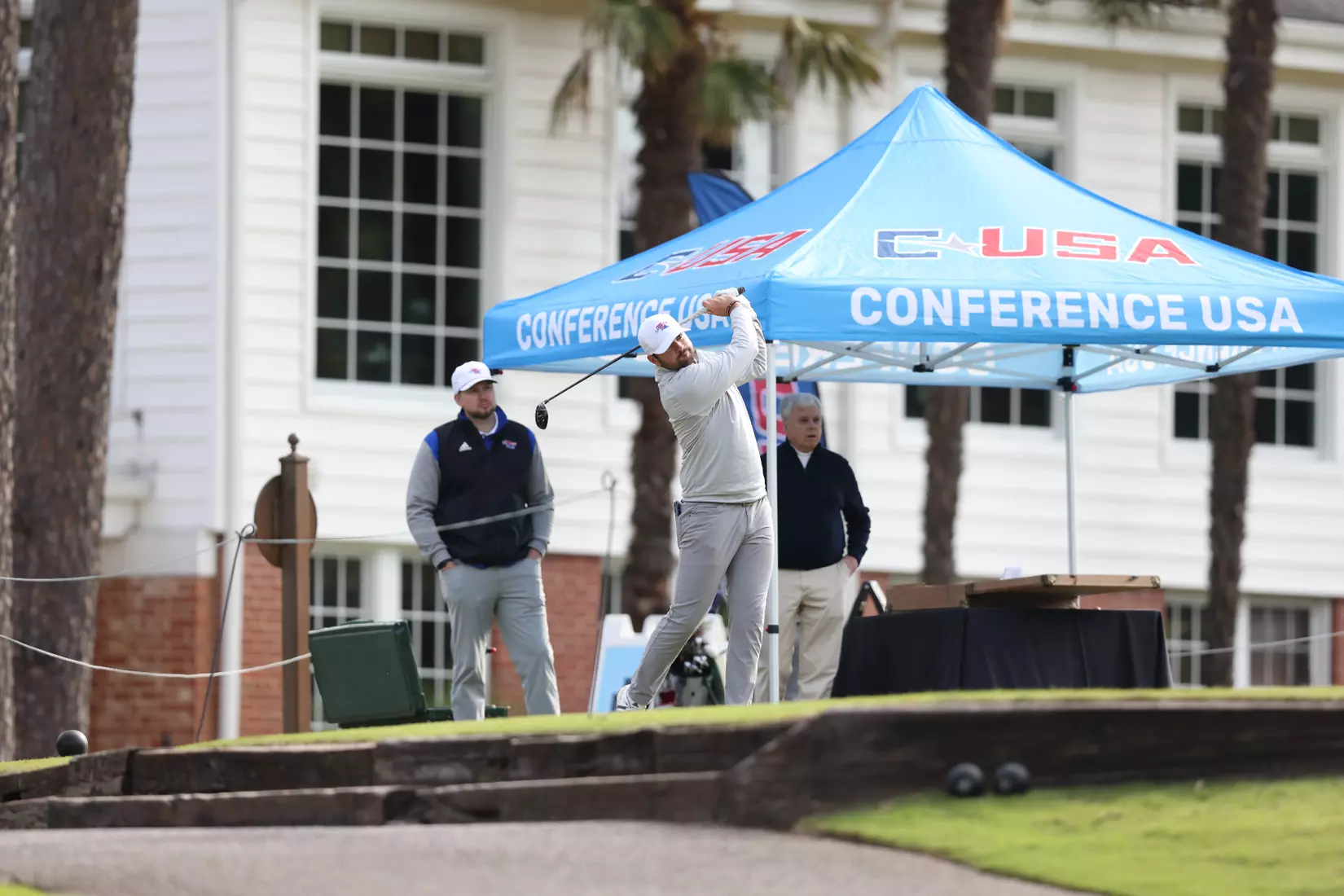 Round 1 of 2023 C-USA Men's Golf Championship Photo credit -- John Bunch, Conference USA