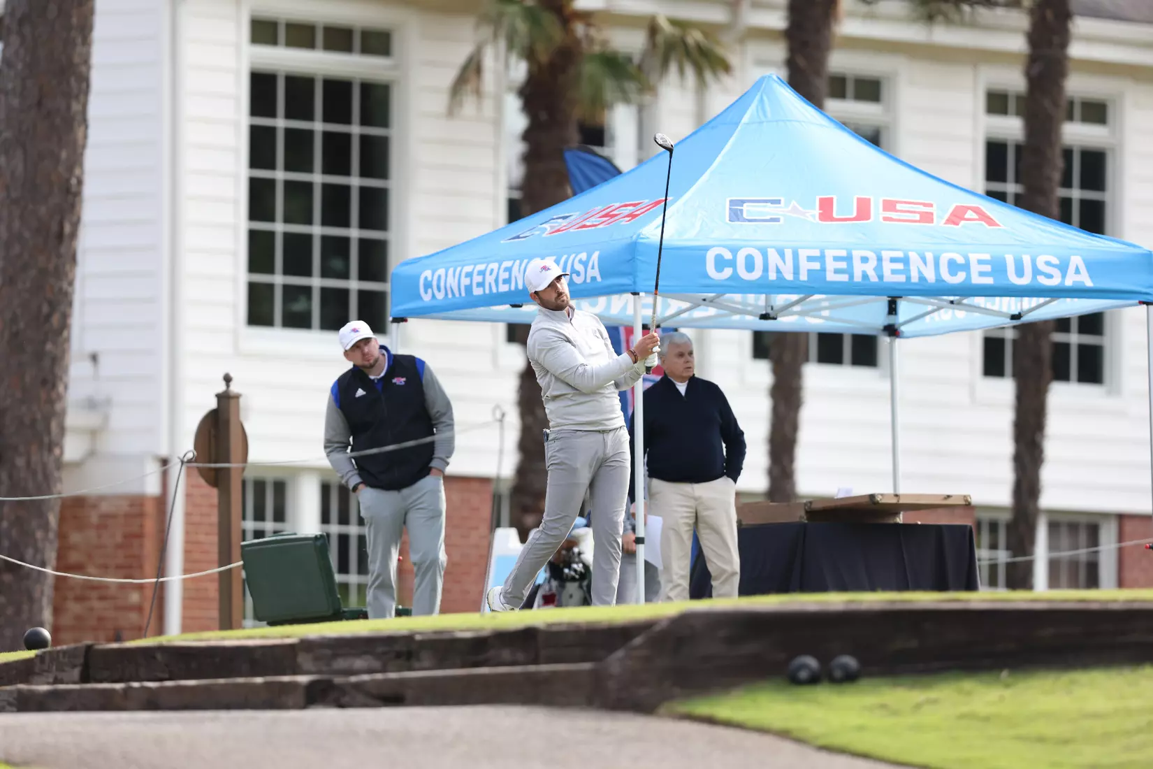 Round 1 of 2023 C-USA Men's Golf Championship Photo credit -- John Bunch, Conference USA