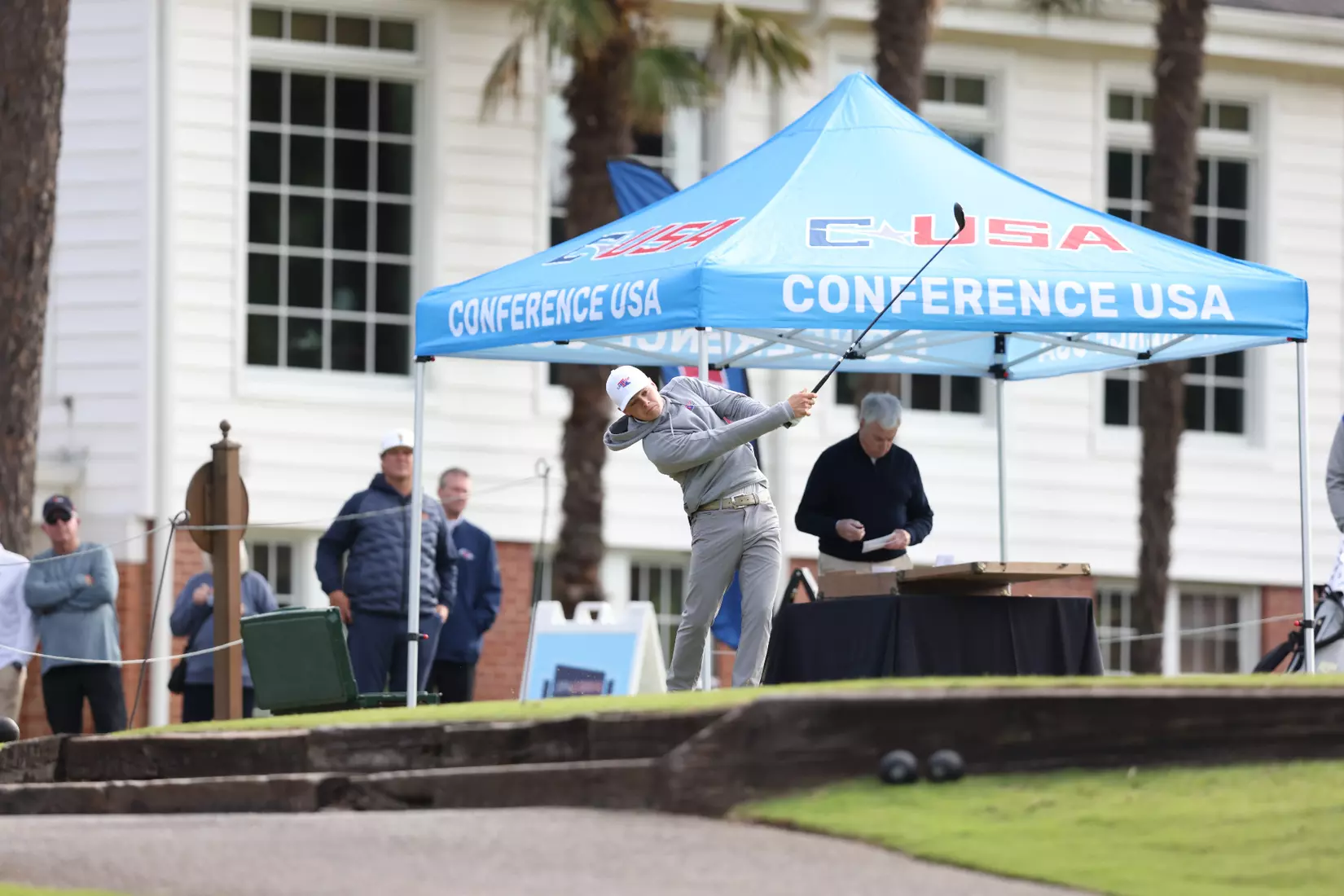 Round 1 of 2023 C-USA Men's Golf Championship Photo credit -- John Bunch, Conference USA