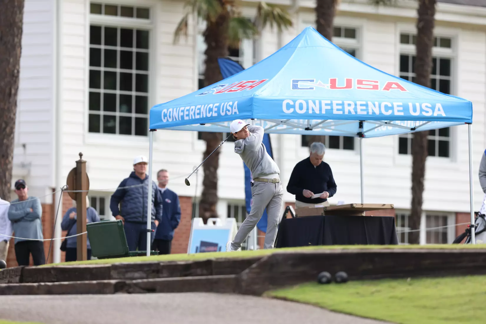 Round 1 of 2023 C-USA Men's Golf Championship Photo credit -- John Bunch, Conference USA