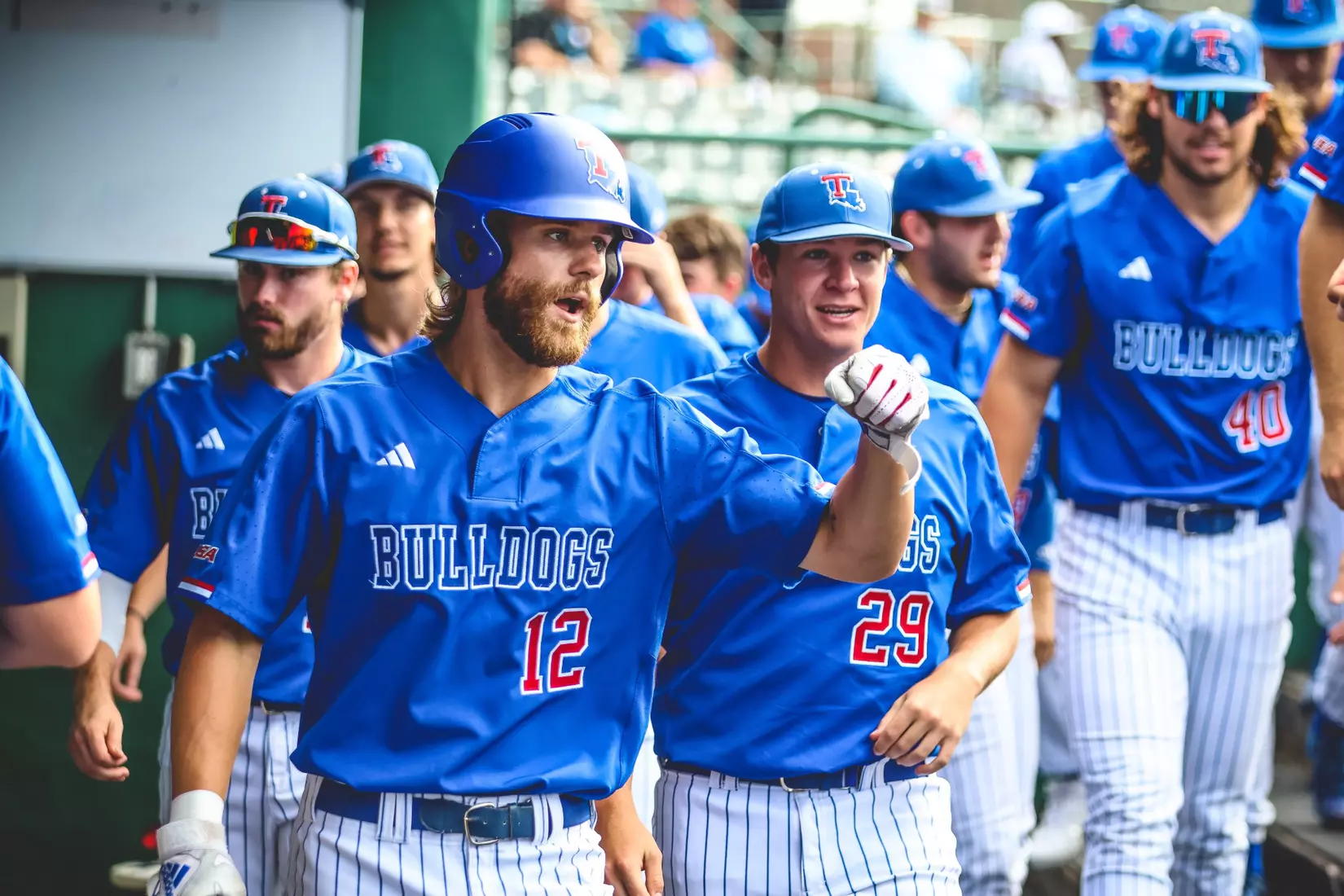 Bulldogs open C-USA Baseball Championship with 13-8 win over the 49ers