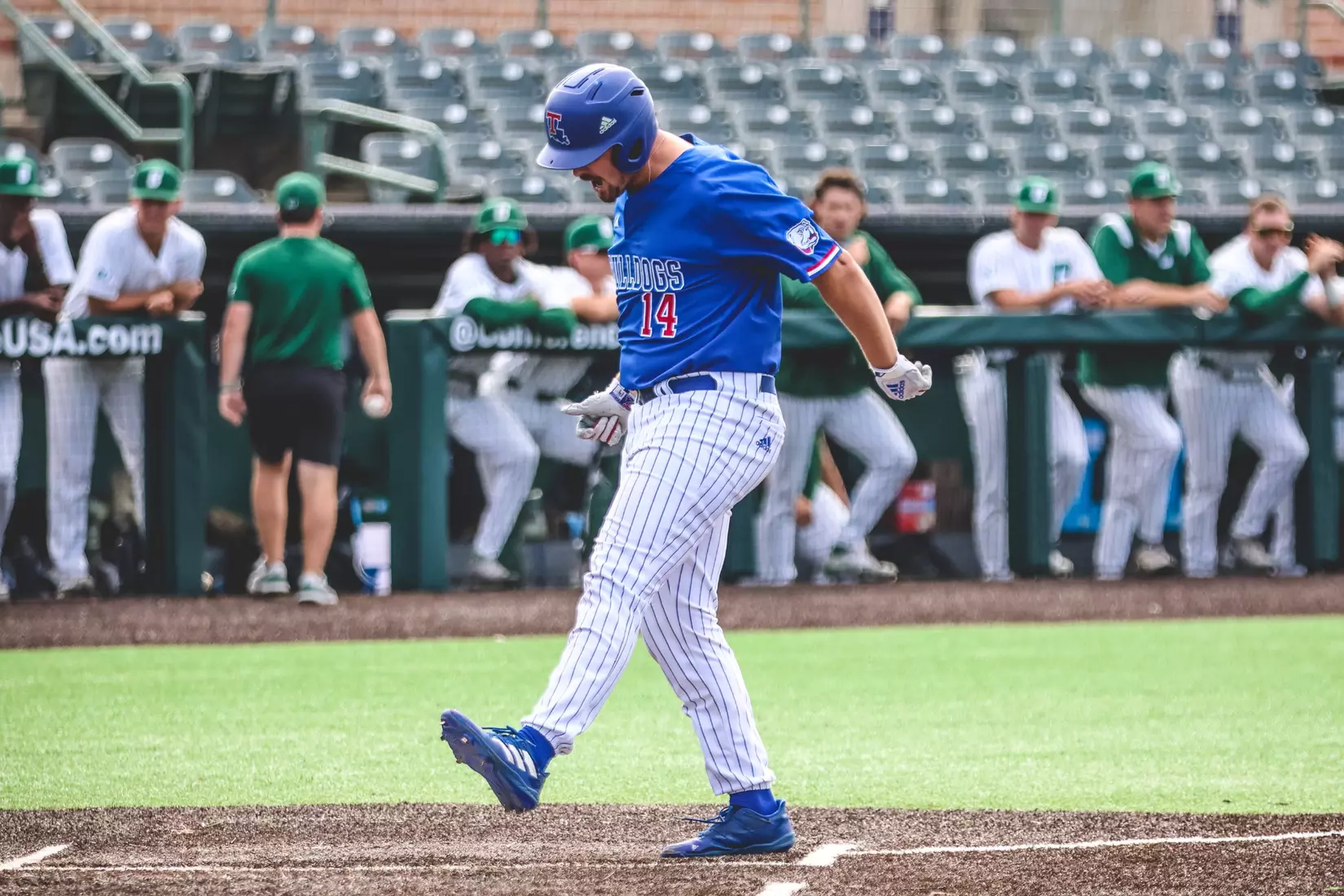 Bulldogs open C-USA Baseball Championship with 13-8 win over the 49ers