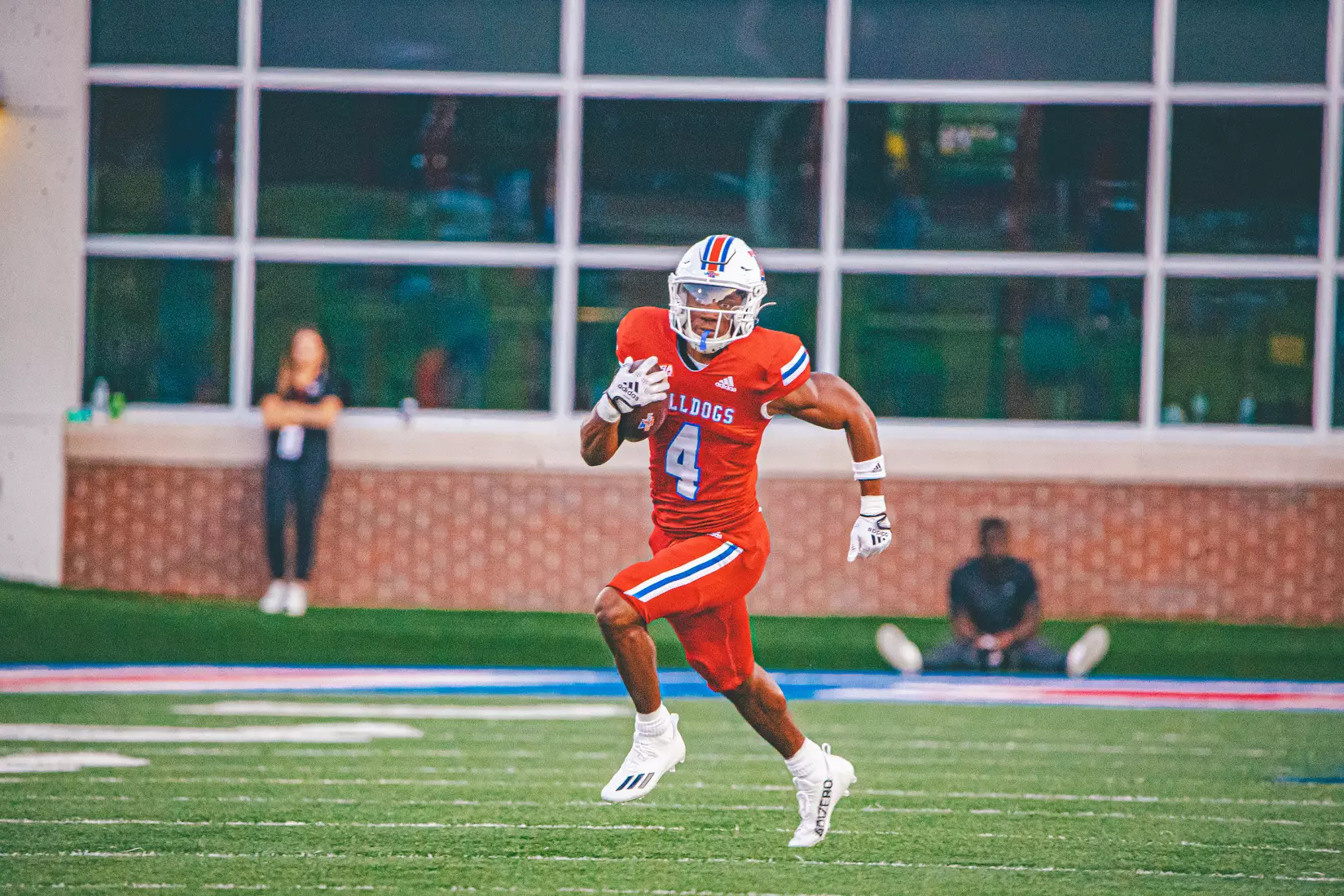 Bulldogs battle Mean Green in Red Out game