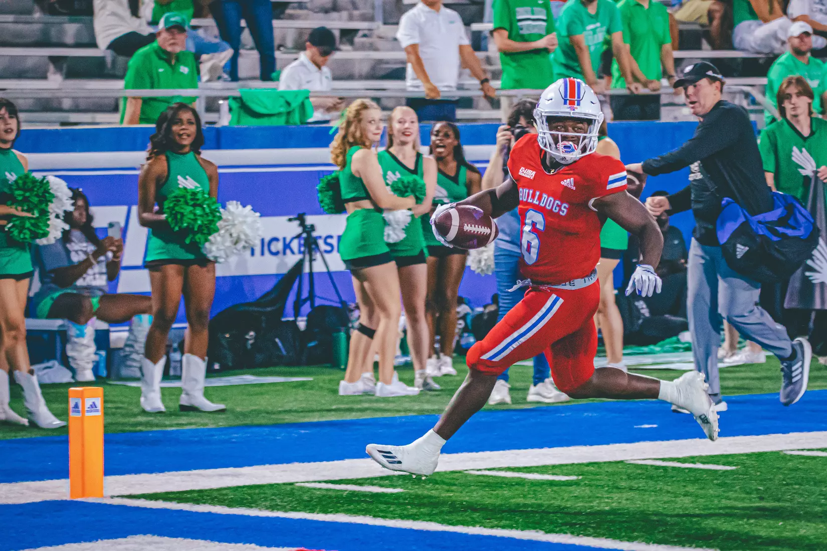 Bulldogs battle Mean Green in Red Out game