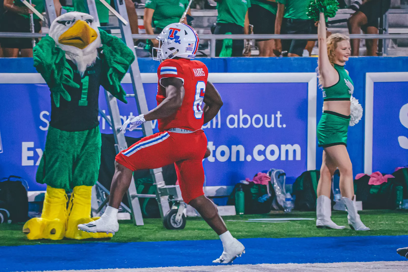 Bulldogs battle Mean Green in Red Out game
