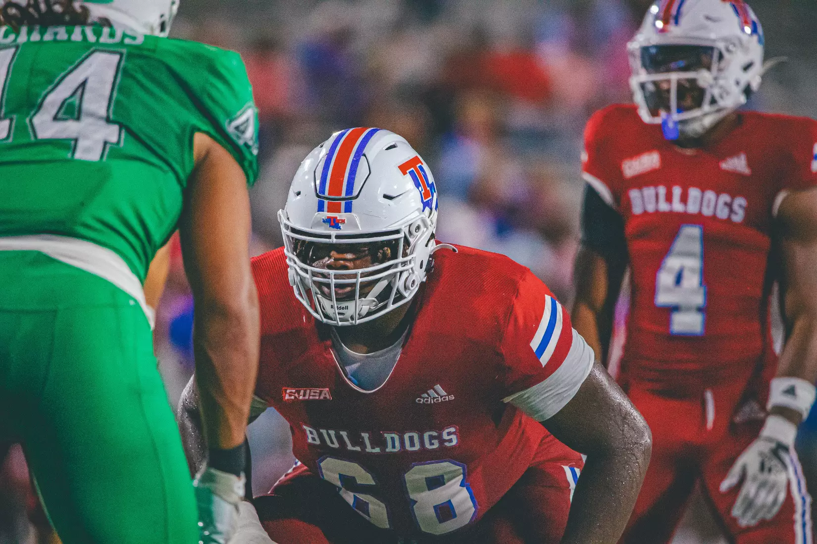 Bulldogs battle Mean Green in Red Out game
