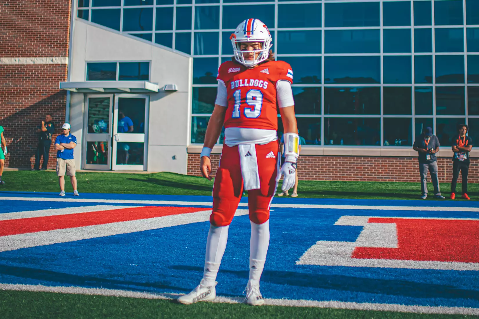 Bulldogs battle Mean Green in Red Out game