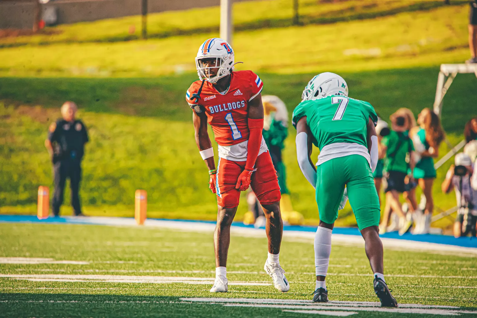 Bulldogs battle Mean Green in Red Out game
