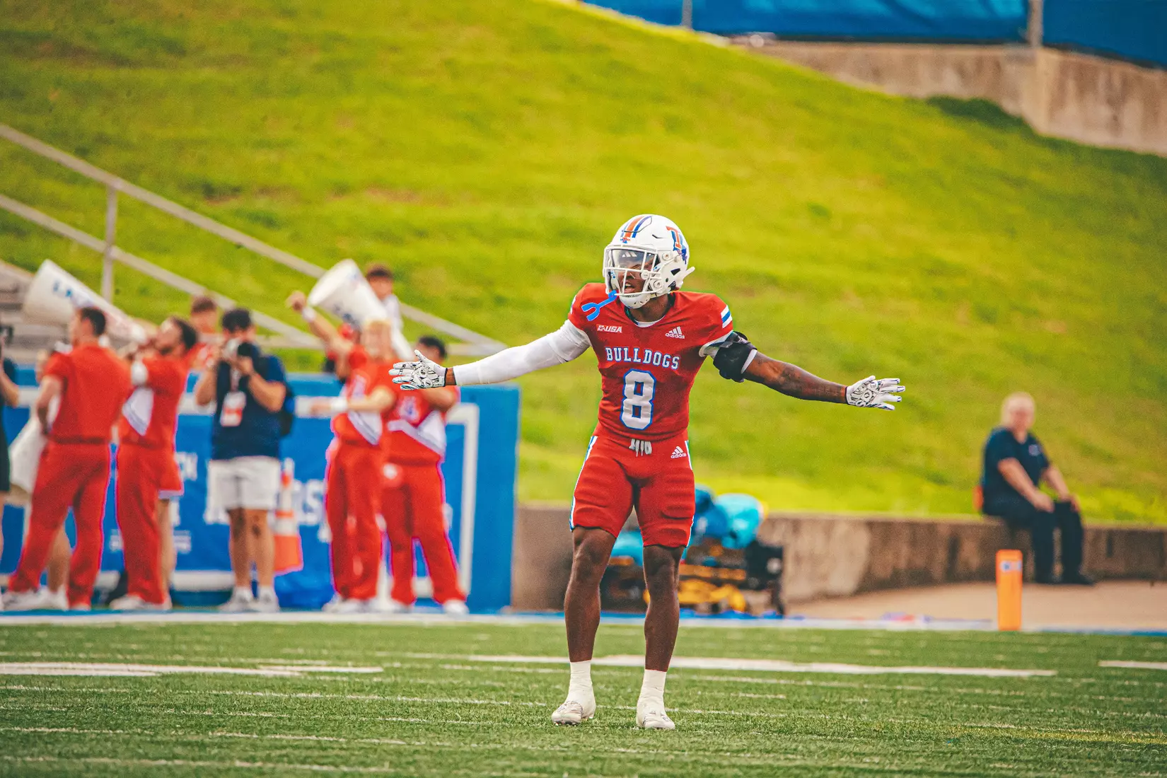 Bulldogs battle Mean Green in Red Out game