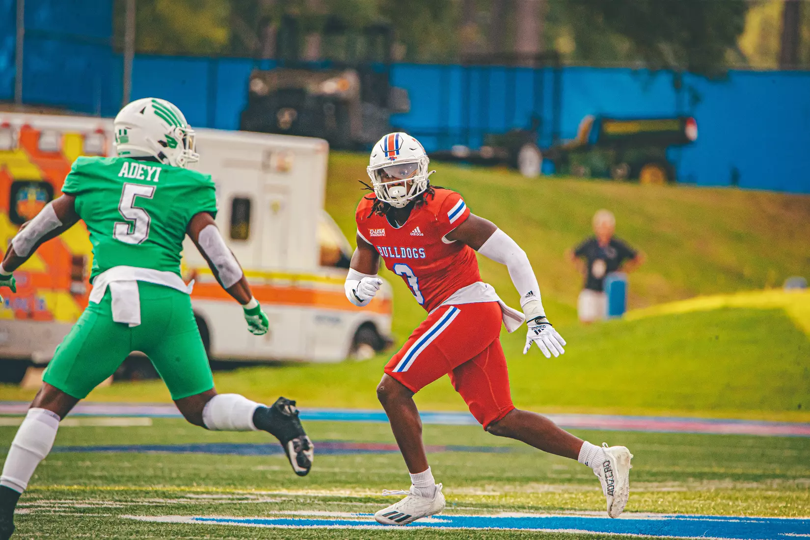 Bulldogs battle Mean Green in Red Out game
