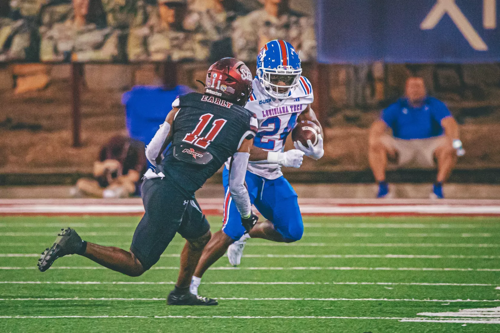 Bulldogs battled the Aggies in Las Cruces