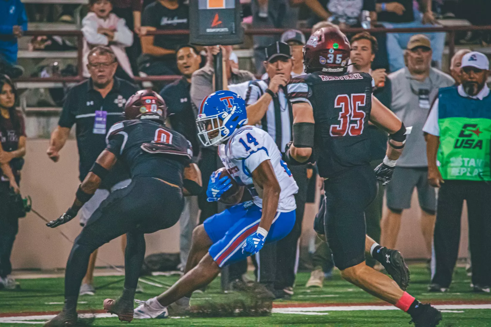 Bulldogs battled the Aggies in Las Cruces