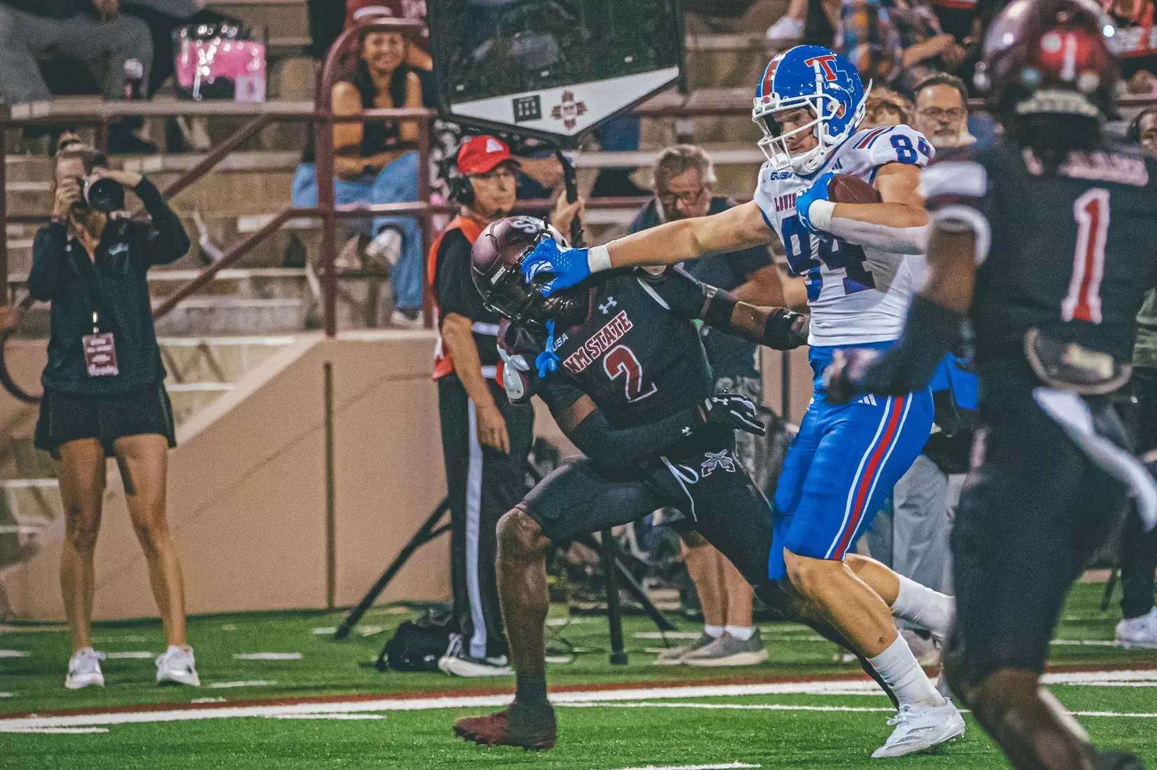 Bulldogs battled the Aggies in Las Cruces