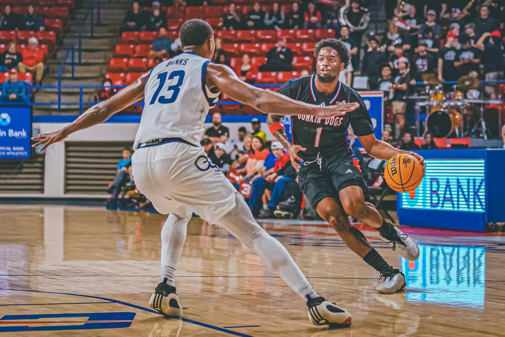 Bulldogs run away from Eagles in 77-63 victory