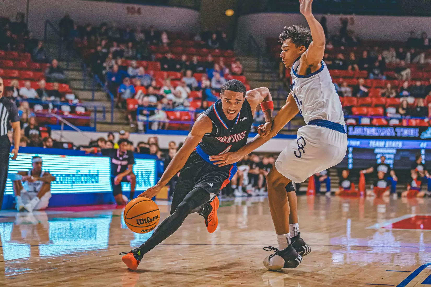 Bulldogs run away from Eagles in 77-63 victory