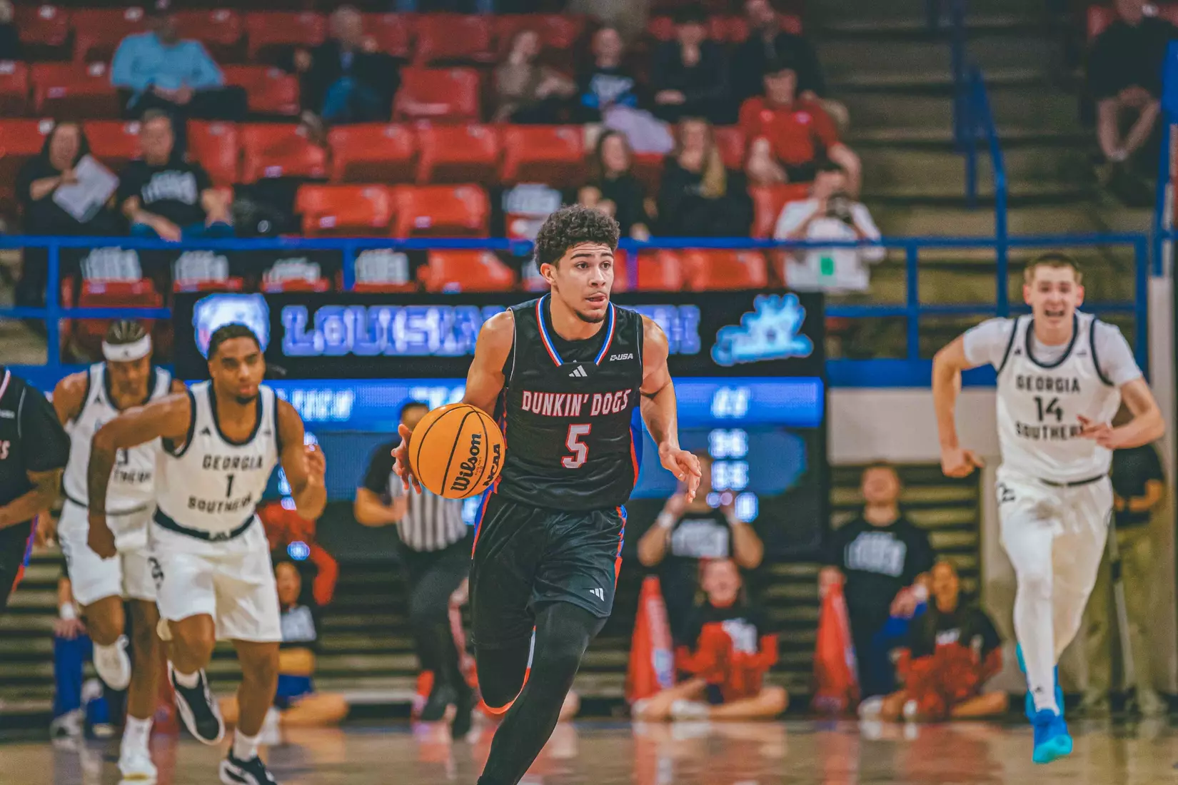 Bulldogs run away from Eagles in 77-63 victory