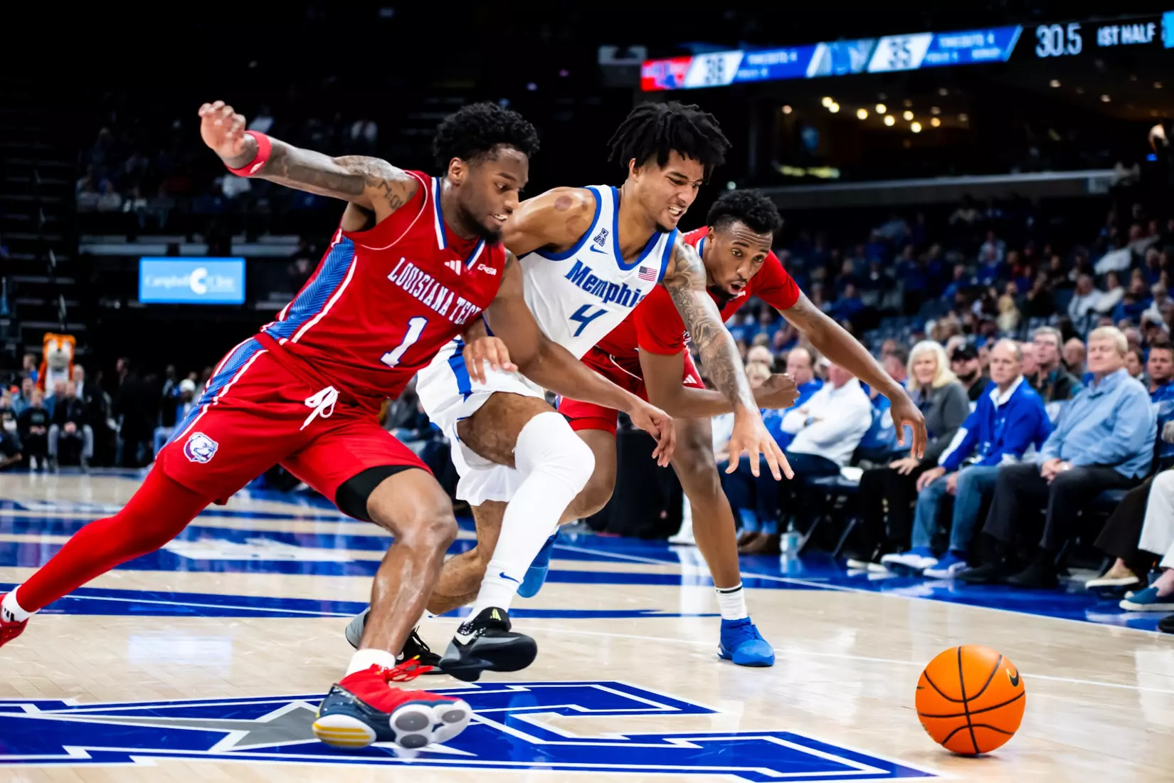 Bulldogs fall, 81-71, to nationally-ranked Tigers in Memphis