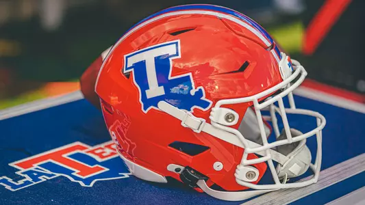 Red Football Helmet at FIU