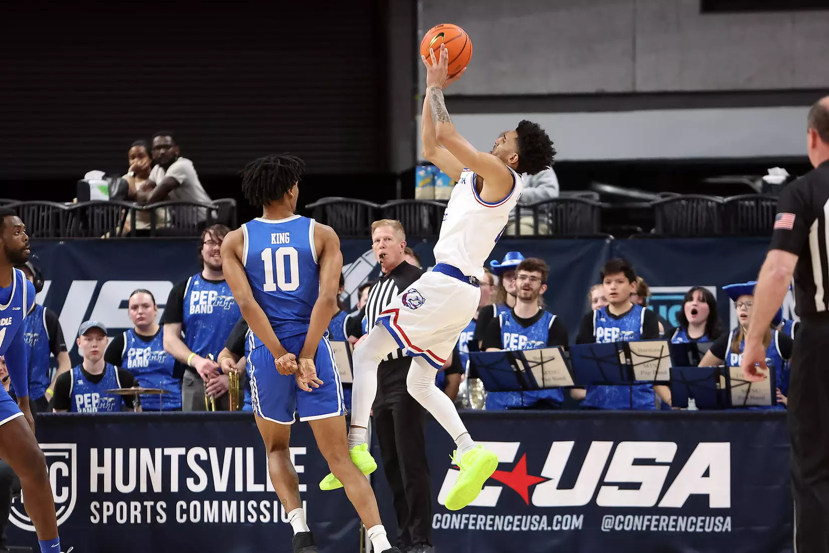 March 13, 2024: 2024 Conference USA Men's Basketball Championship - Middle Tennessee Blue Raiders vs Louisiana Tech Bulldogs
