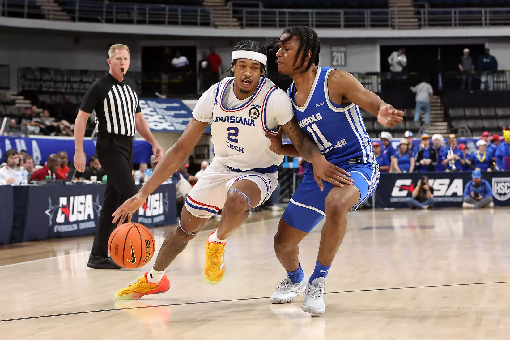 March 13, 2024: 2024 Conference USA Men's Basketball Championship - Middle Tennessee Blue Raiders vs Louisiana Tech Bulldogs