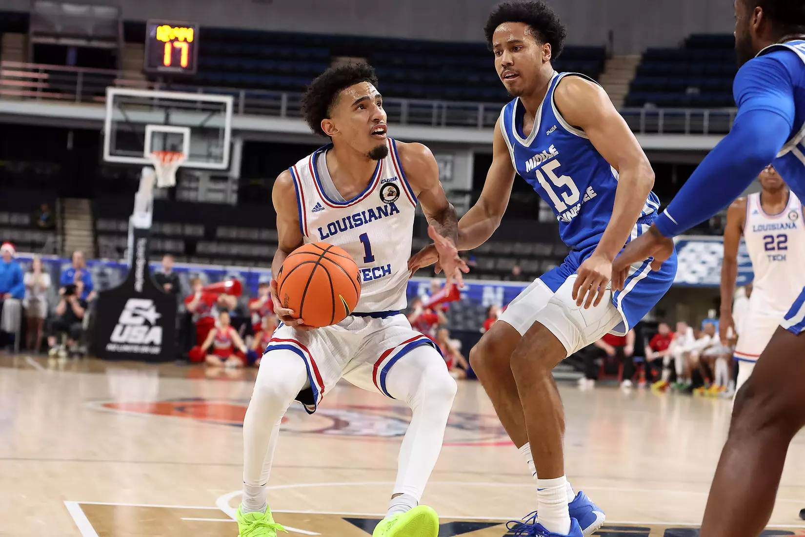 March 13, 2024: 2024 Conference USA Men's Basketball Championship - Middle Tennessee Blue Raiders vs Louisiana Tech Bulldogs