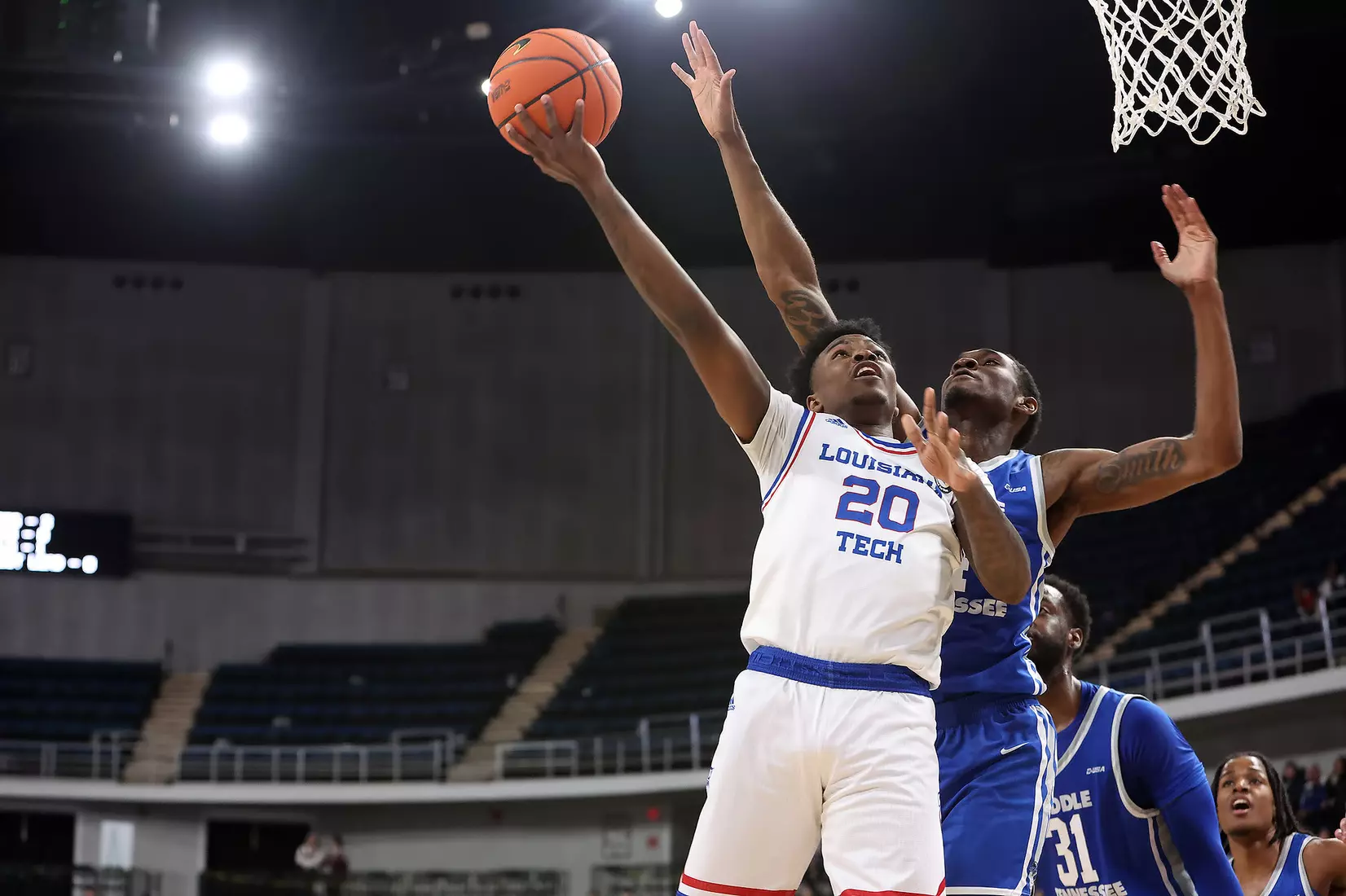 March 13, 2024: 2024 Conference USA Men's Basketball Championship - Middle Tennessee Blue Raiders vs Louisiana Tech Bulldogs