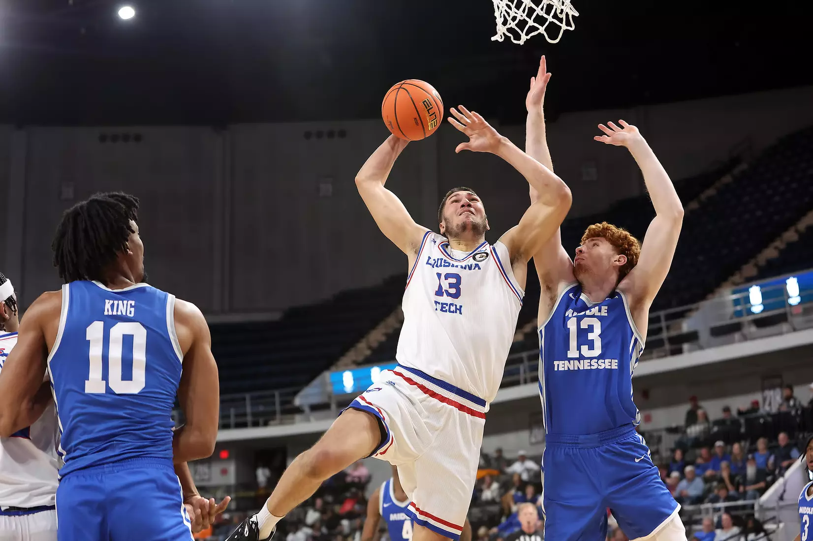 March 13, 2024: 2024 Conference USA Men's Basketball Championship - Middle Tennessee Blue Raiders vs Louisiana Tech Bulldogs