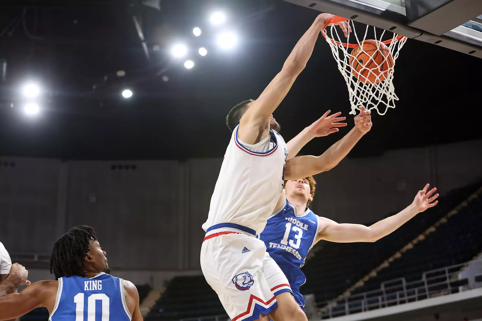 March 13, 2024: 2024 Conference USA Men's Basketball Championship - Middle Tennessee Blue Raiders vs Louisiana Tech Bulldogs
