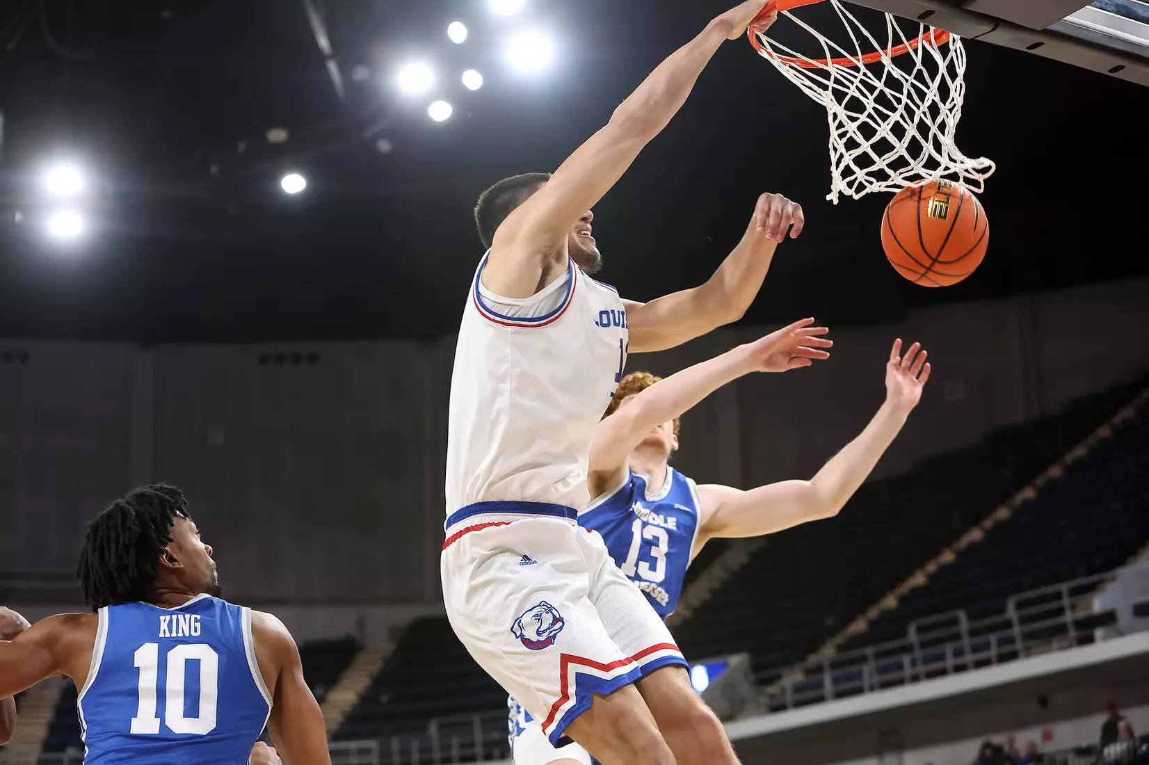 March 13, 2024: 2024 Conference USA Men's Basketball Championship - Middle Tennessee Blue Raiders vs Louisiana Tech Bulldogs
