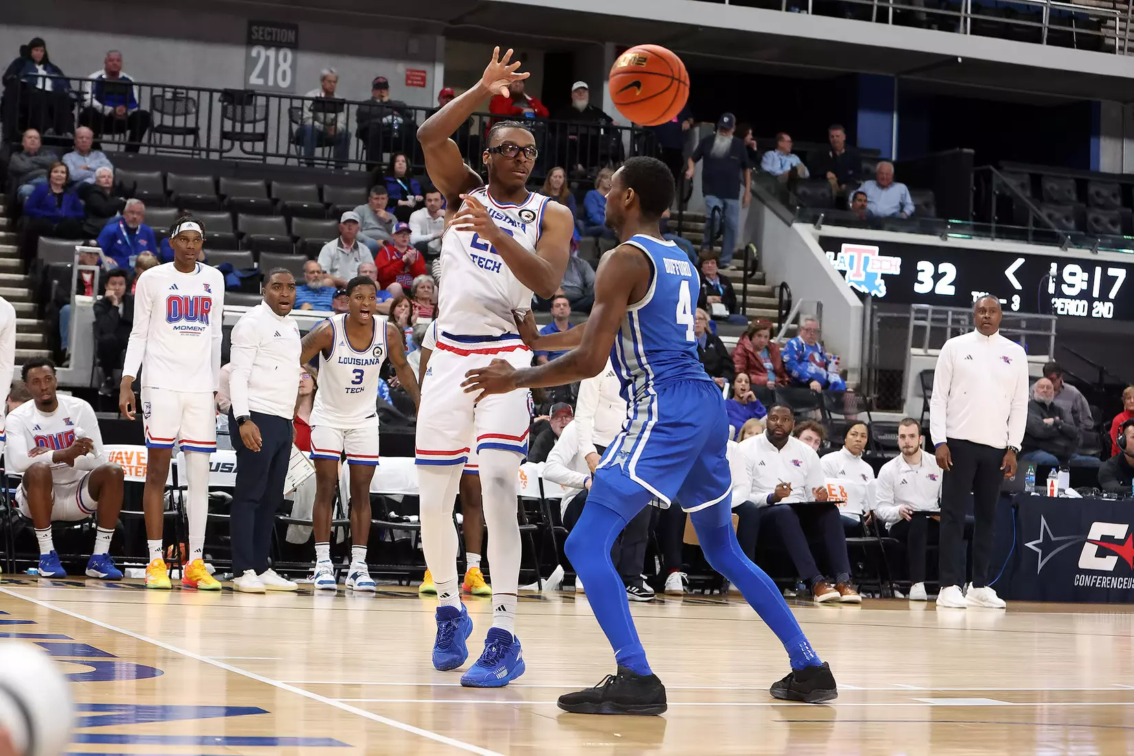 March 13, 2024: 2024 Conference USA Men's Basketball Championship - Middle Tennessee Blue Raiders vs Louisiana Tech Bulldogs