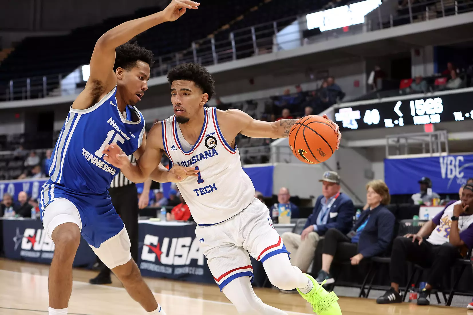 March 13, 2024: 2024 Conference USA Men's Basketball Championship - Middle Tennessee Blue Raiders vs Louisiana Tech Bulldogs