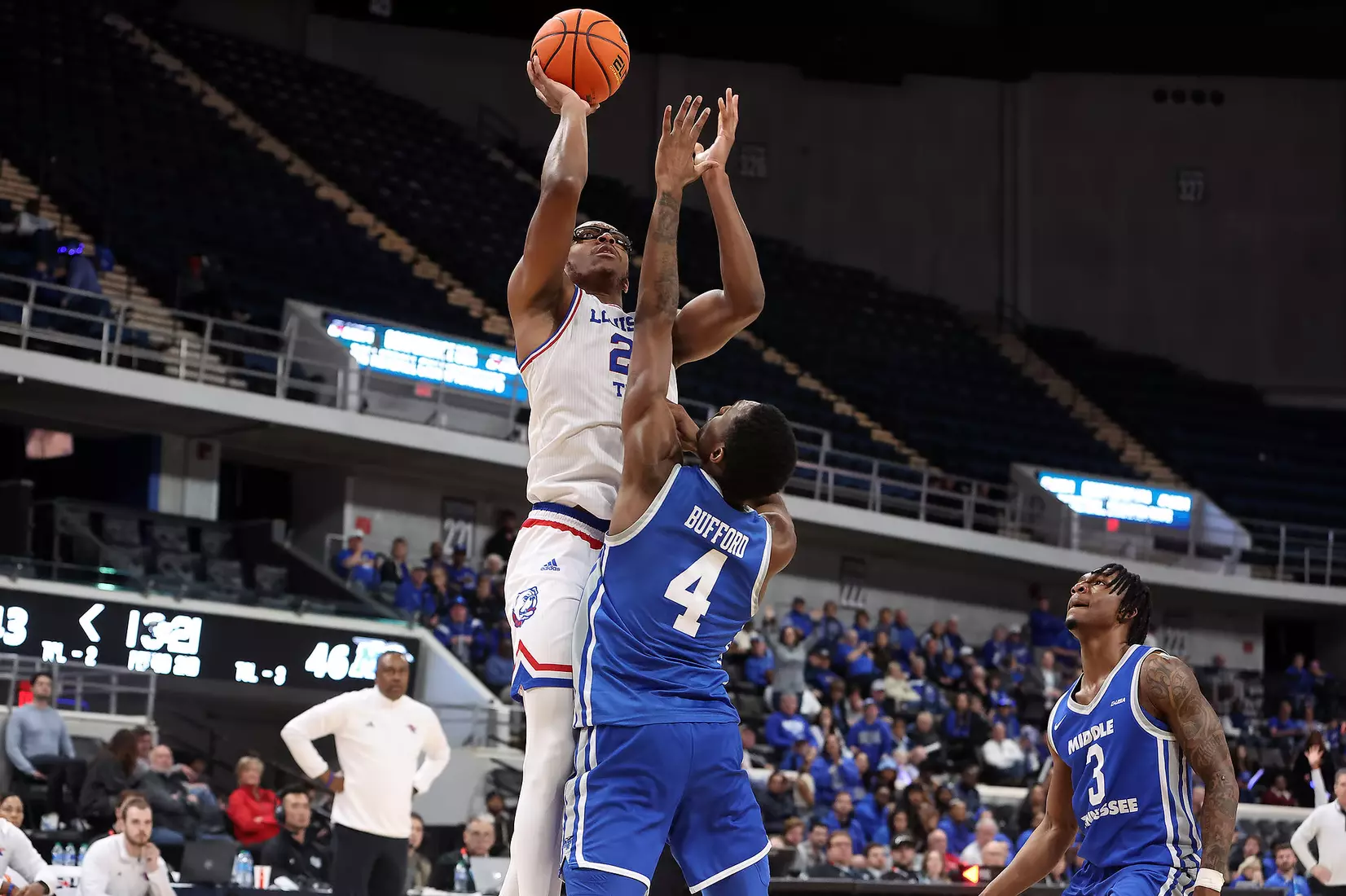 March 13, 2024: 2024 Conference USA Men's Basketball Championship - Middle Tennessee Blue Raiders vs Louisiana Tech Bulldogs