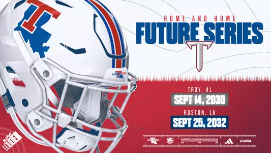 LA Tech-Troy football series graphic