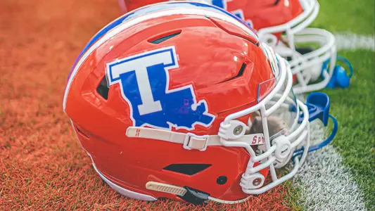 Red Football Helmet
