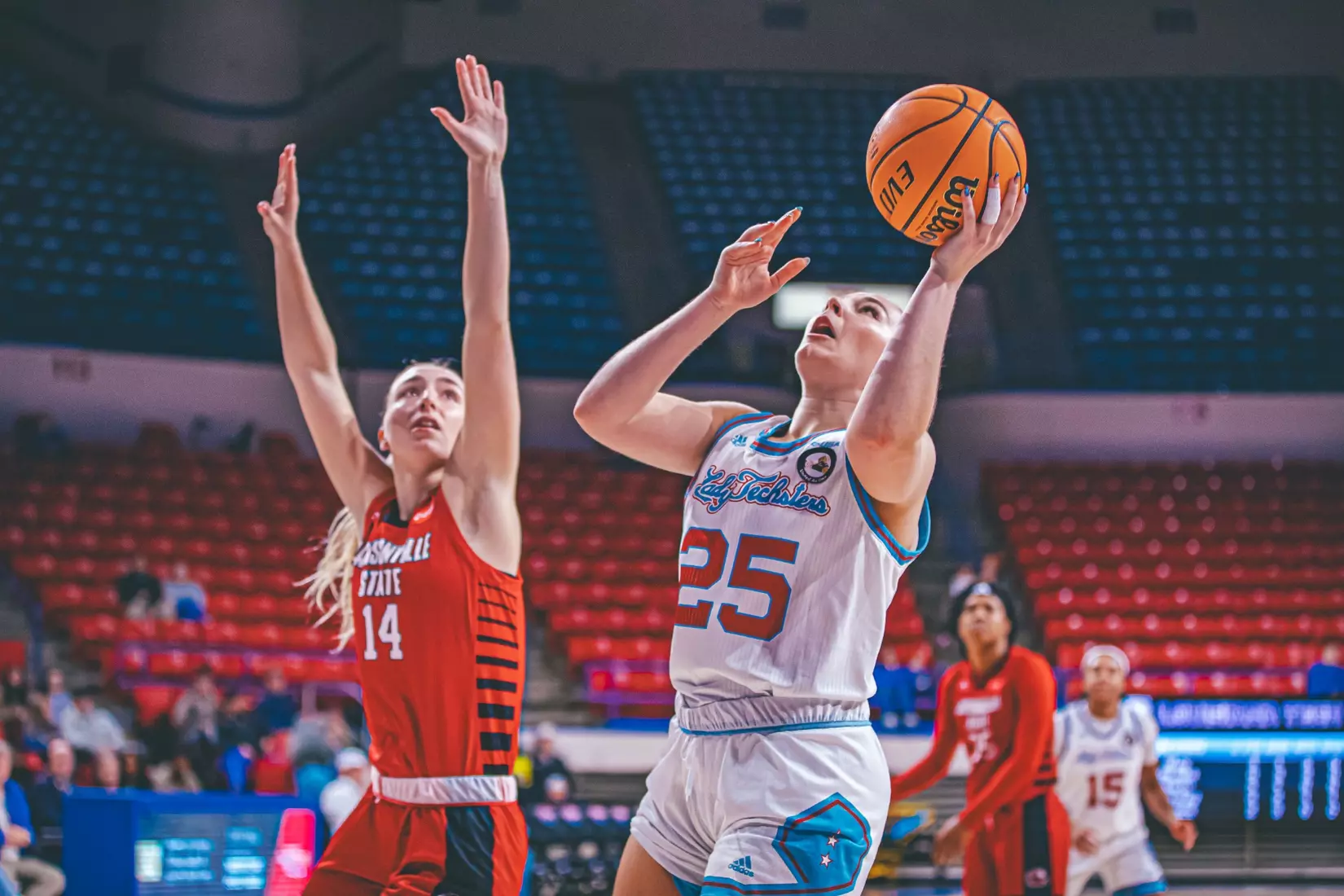 Fourth quarter surge propels Lady Techsters over Gamecocks, 80-73
