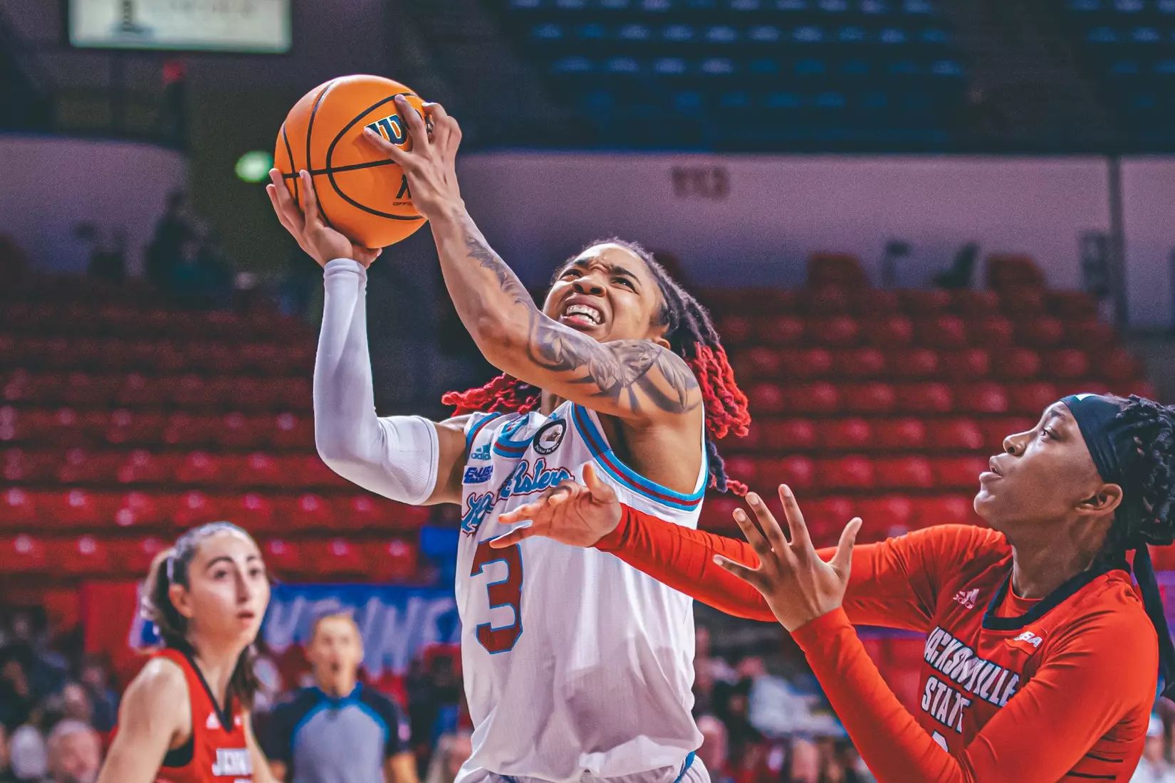 Fourth quarter surge propels Lady Techsters over Gamecocks, 80-73