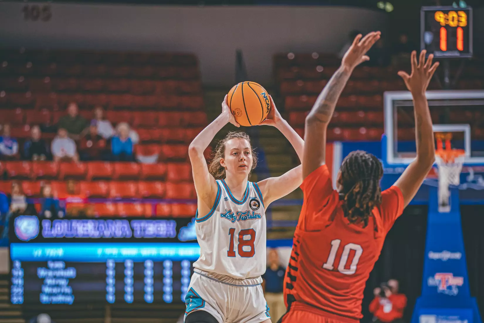 Fourth quarter surge propels Lady Techsters over Gamecocks, 80-73