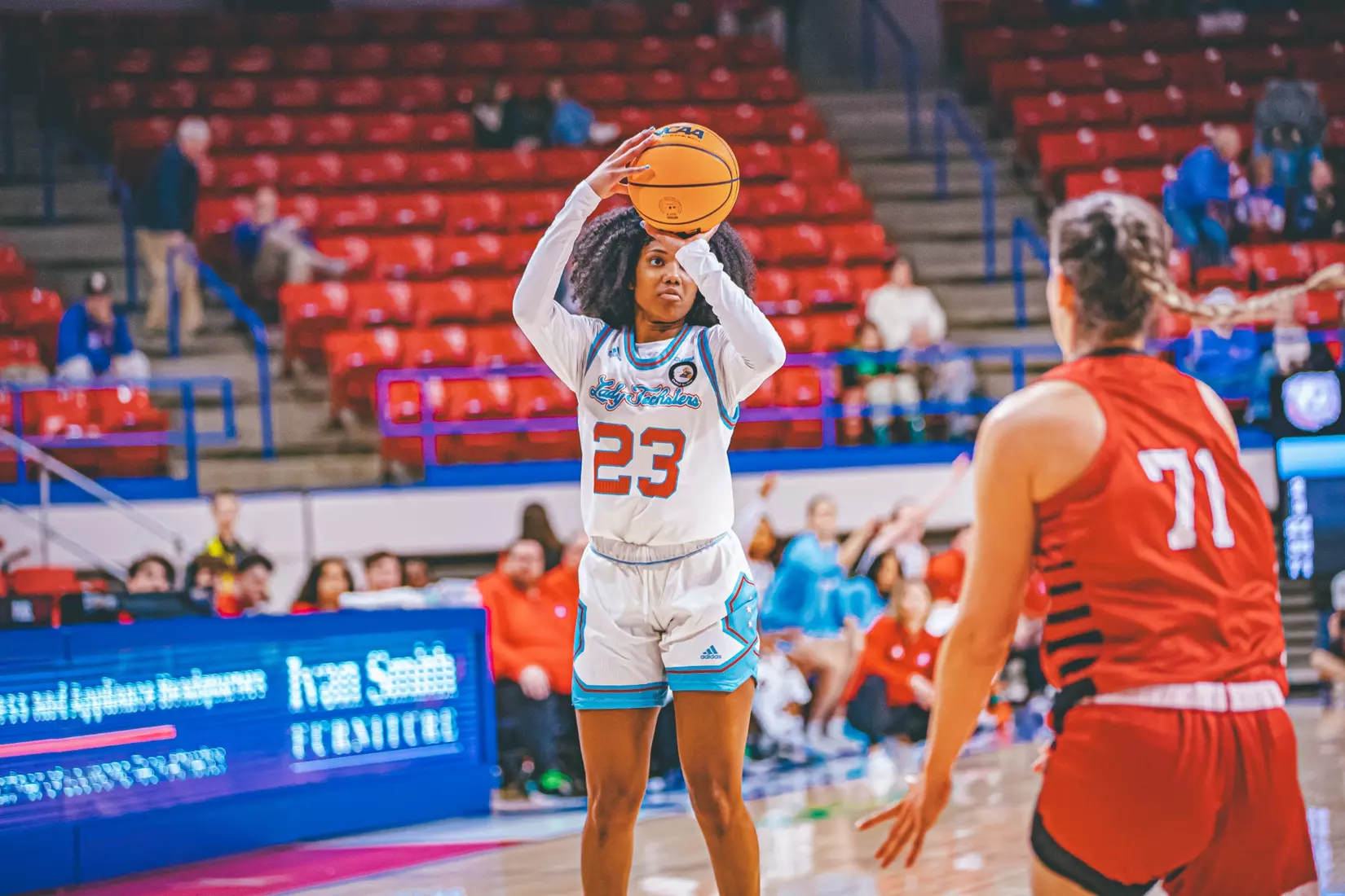 Fourth quarter surge propels Lady Techsters over Gamecocks, 80-73