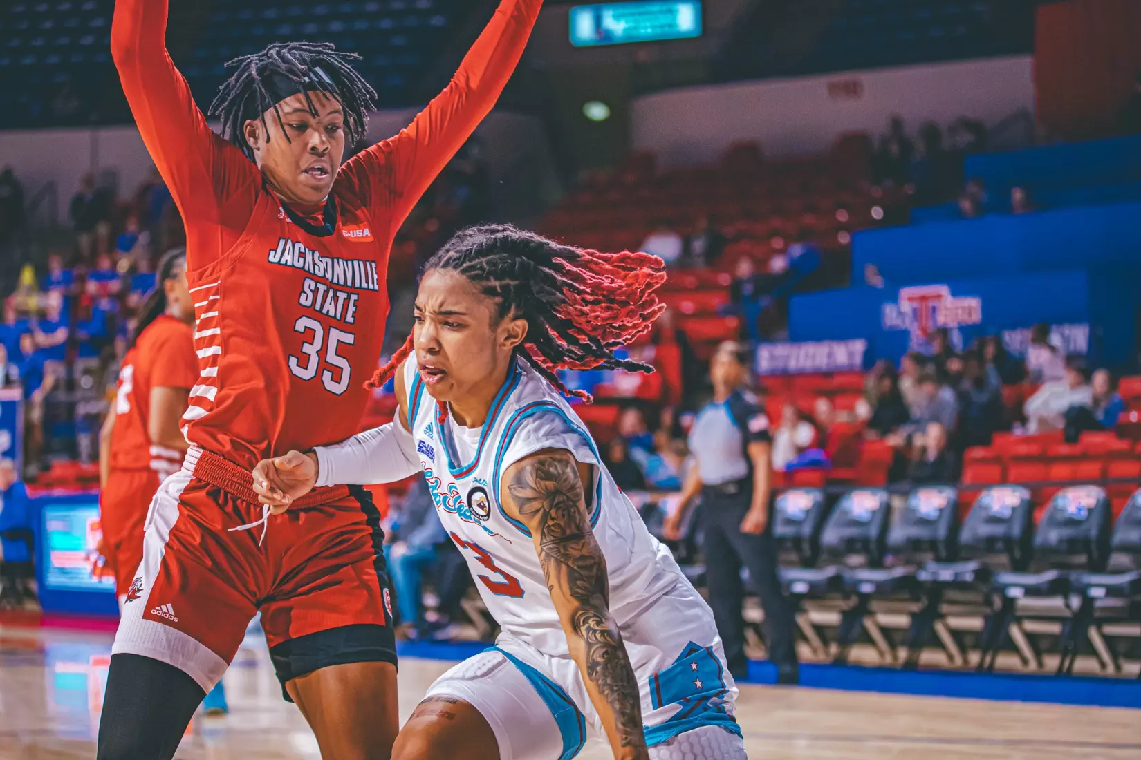 Fourth quarter surge propels Lady Techsters over Gamecocks, 80-73