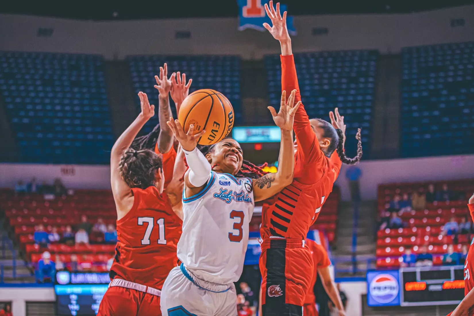 Fourth quarter surge propels Lady Techsters over Gamecocks, 80-73