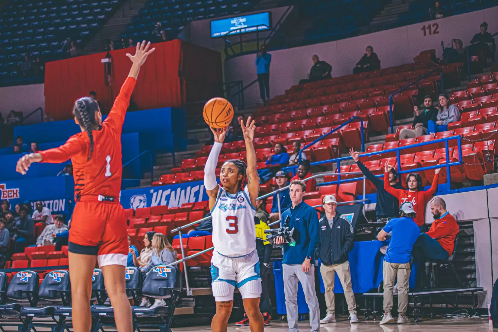 Fourth quarter surge propels Lady Techsters over Gamecocks, 80-73