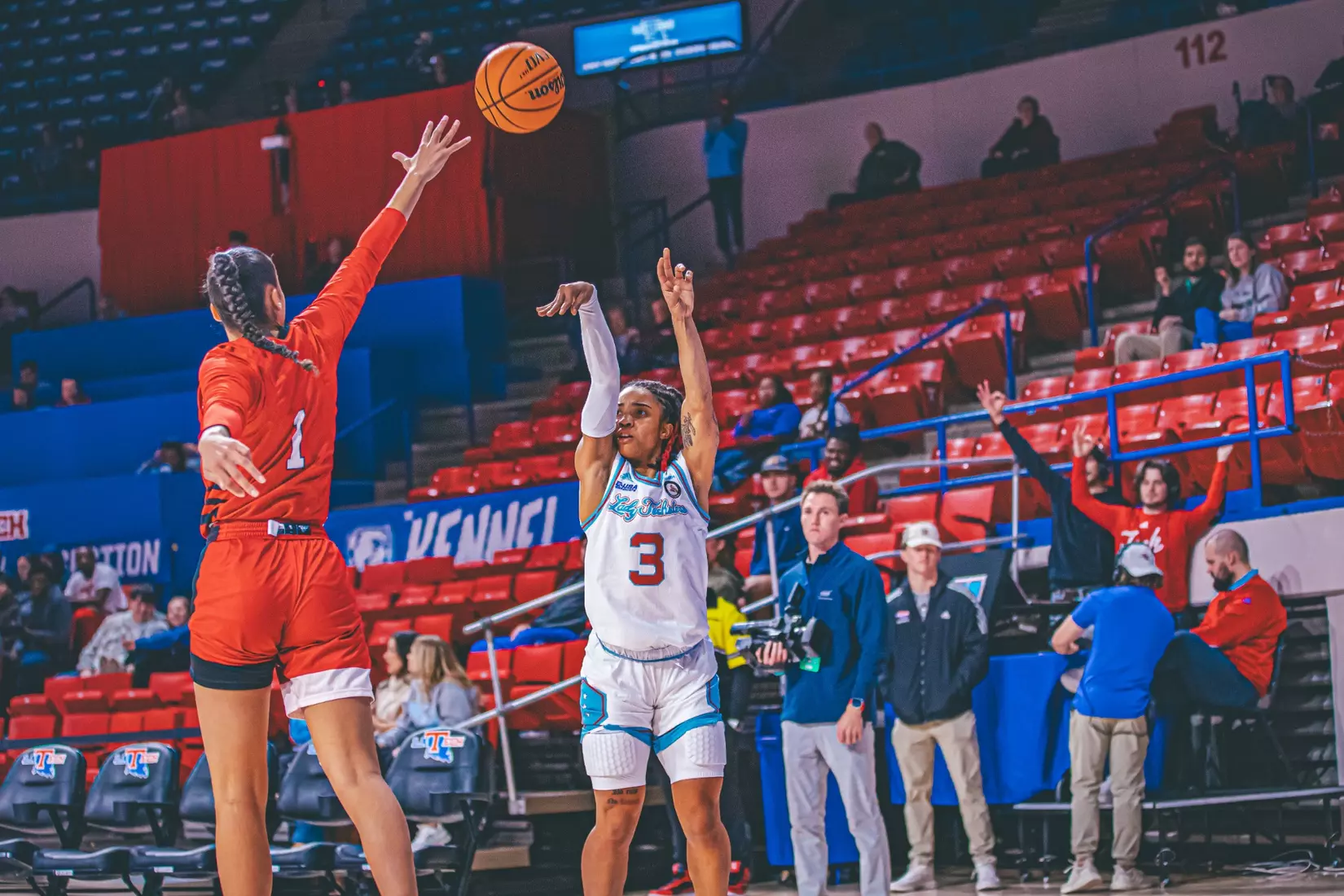 Fourth quarter surge propels Lady Techsters over Gamecocks, 80-73