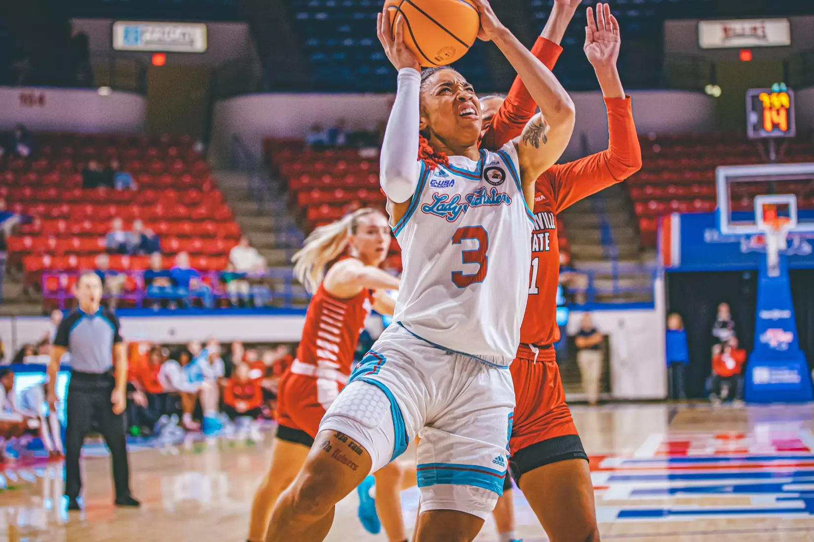 Fourth quarter surge propels Lady Techsters over Gamecocks, 80-73