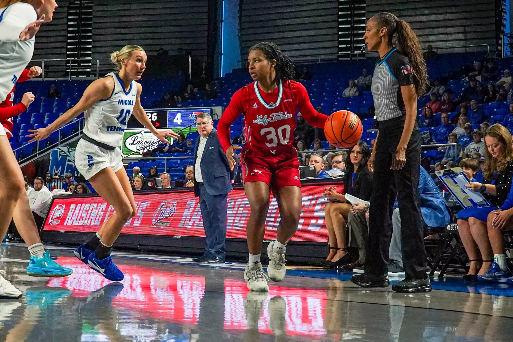 Lady Techsters fall to Middle Tennessee, 61-43