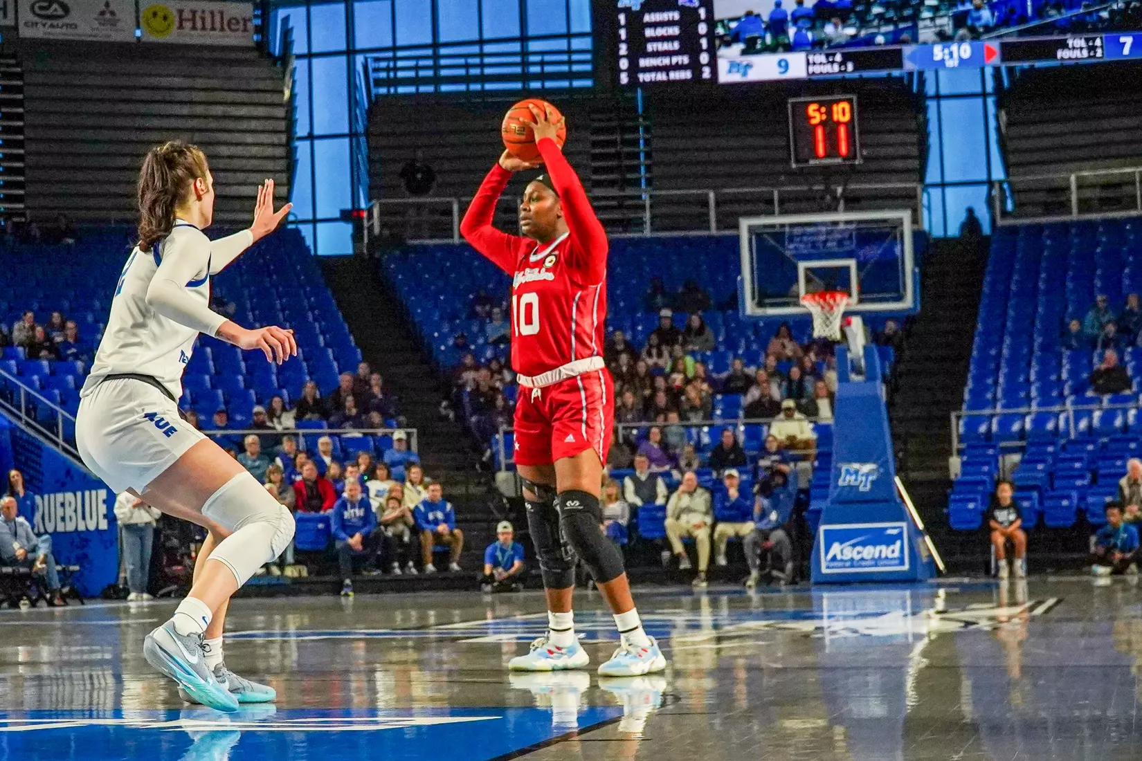 Lady Techsters fall to Middle Tennessee, 61-43