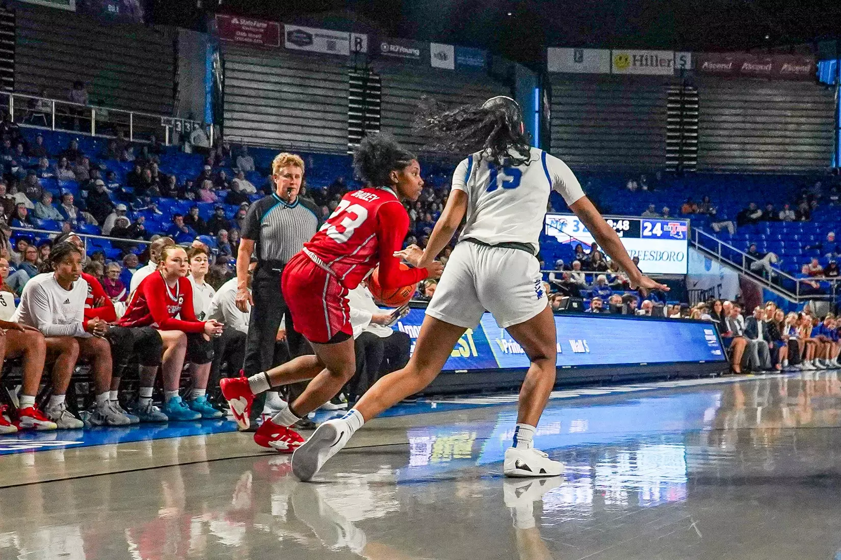 Lady Techsters fall to Middle Tennessee, 61-43