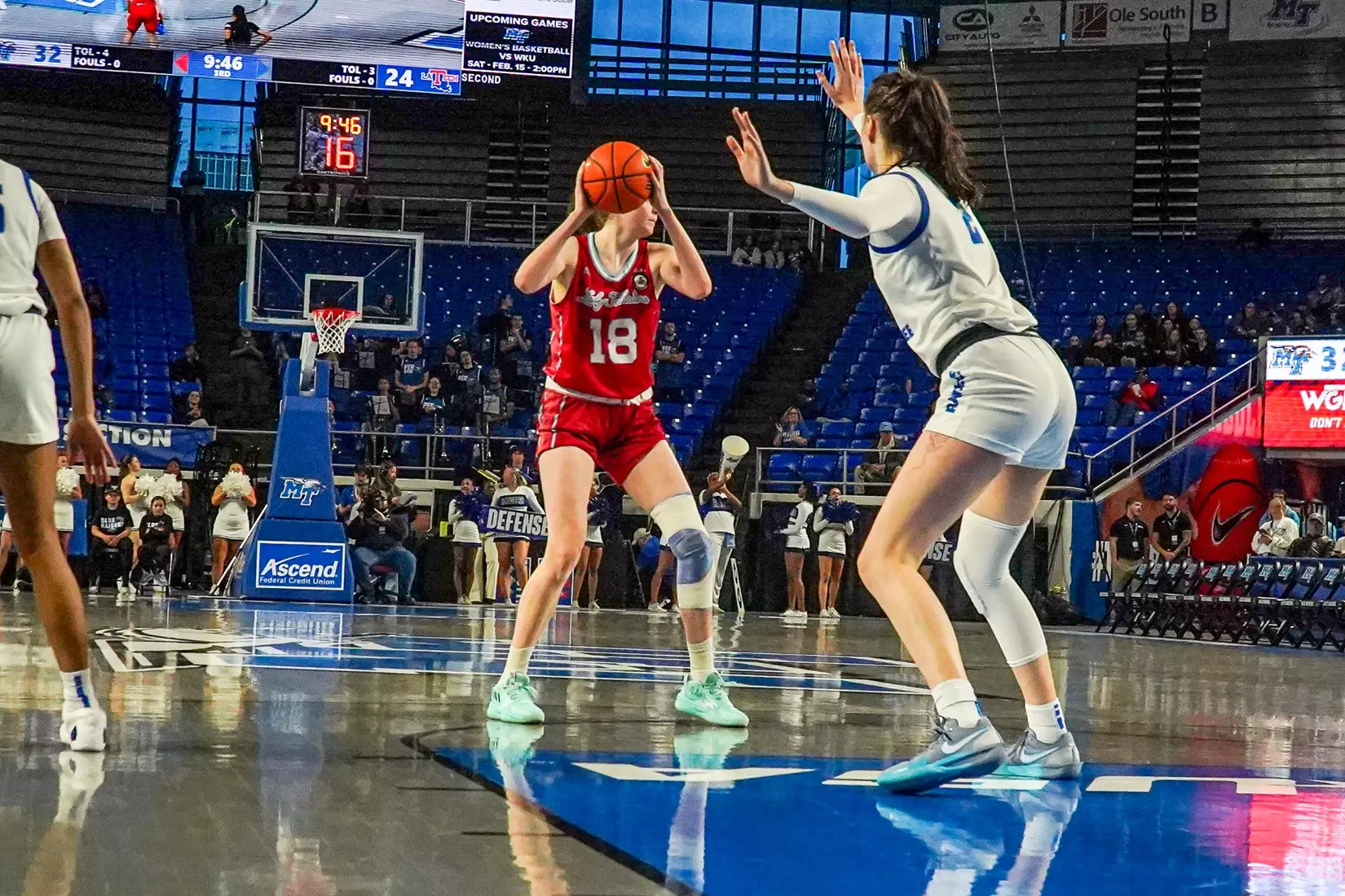 Lady Techsters fall to Middle Tennessee, 61-43