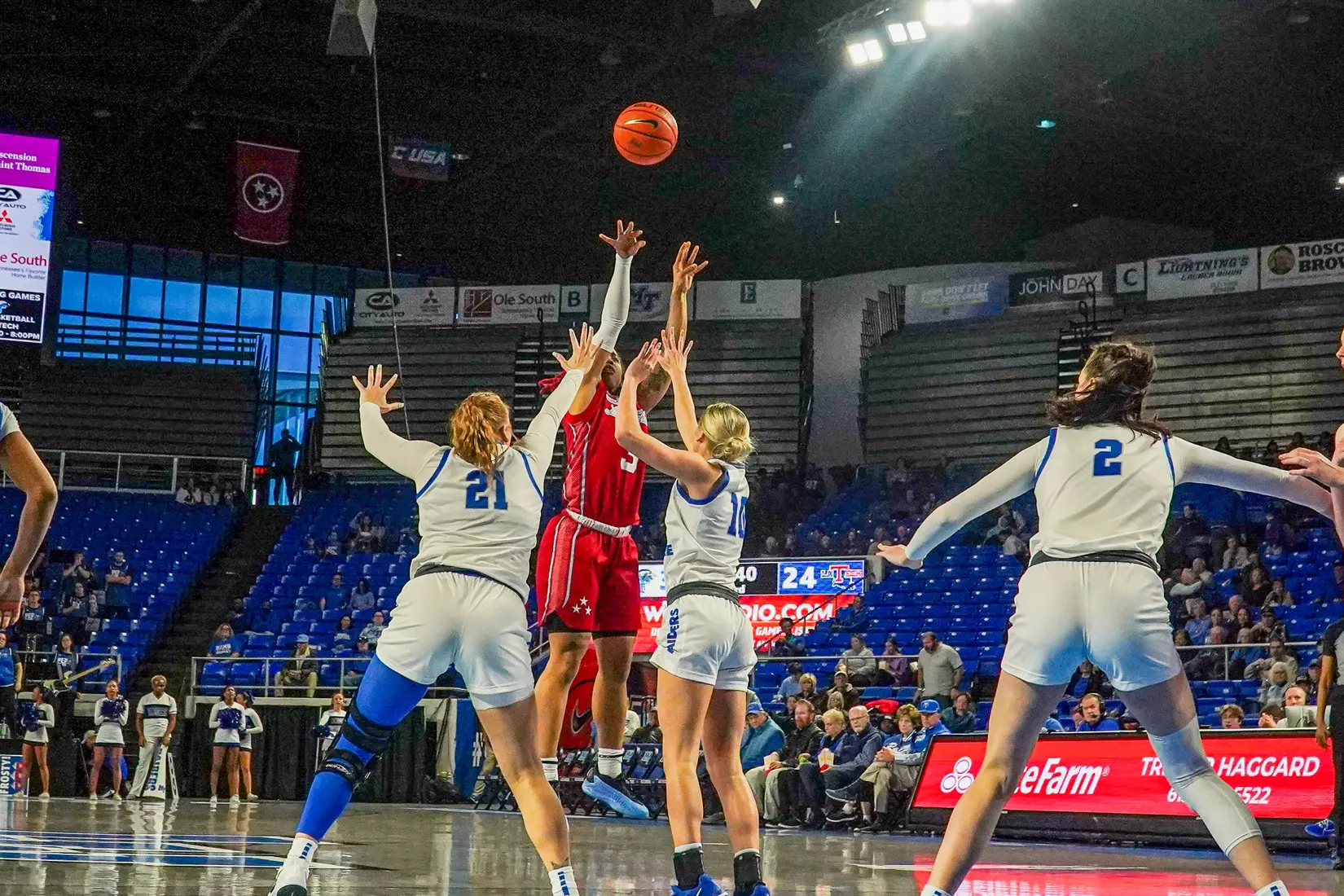 Lady Techsters fall to Middle Tennessee, 61-43